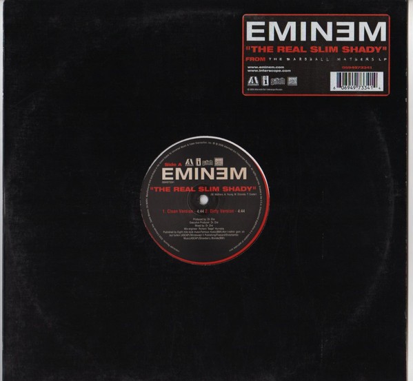 Обложка The Real Slim Shady